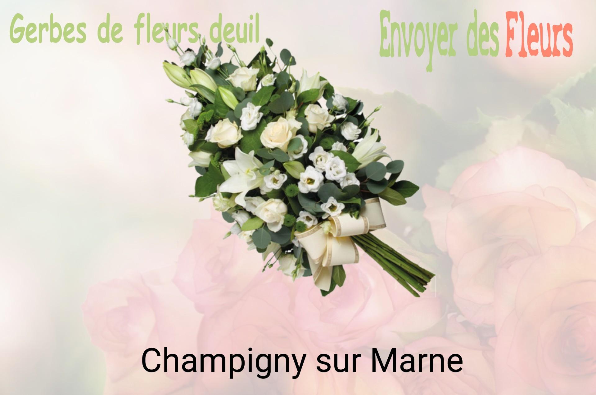 Gerbe de fleurs de deuil livrée à Champigny-sur-Marne